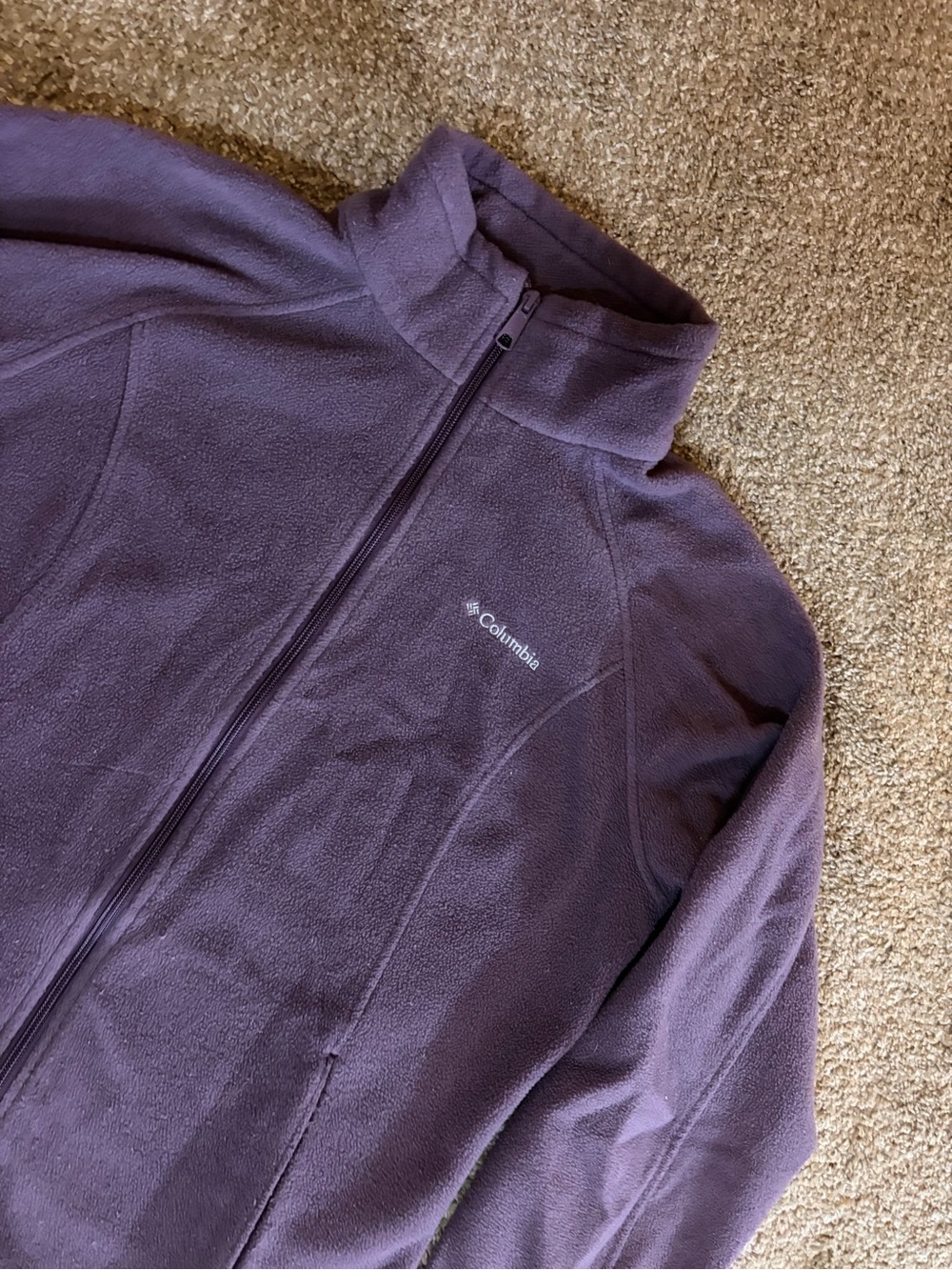 Columbia Women's Deep Purple Full-Zip Fleece Jacket